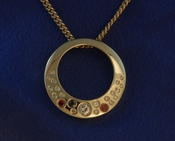Family stone pendant